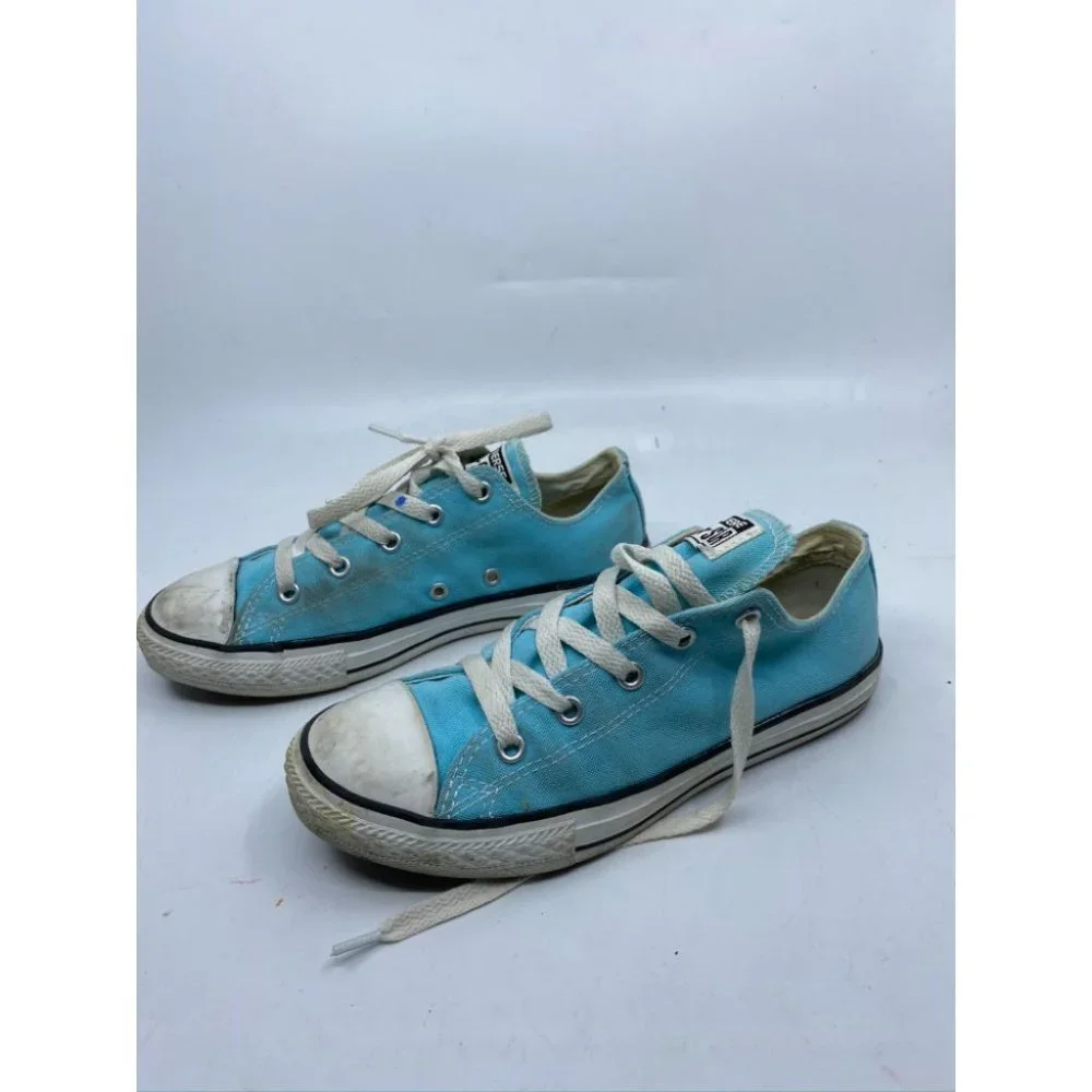 CONVERSE Sneakers Aqua Blue White Youth Size 3